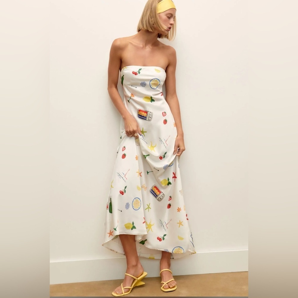 Anthropologie x For Love and Lemons Carla Strapless Dress •
Small (Fits Medium)